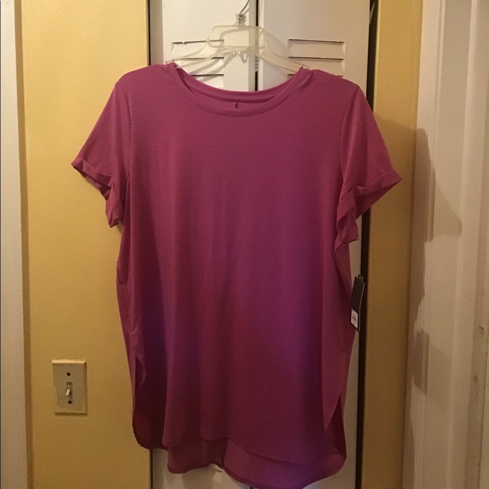 Pink work out shirt